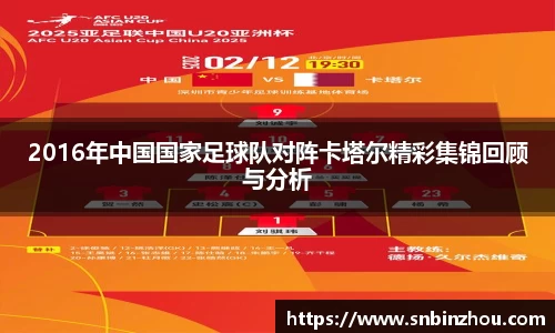 2016年中国国家足球队对阵卡塔尔精彩集锦回顾与分析